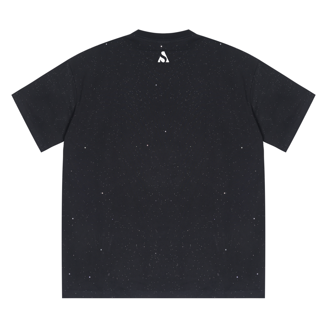 Short Sleeve T-Shirt - Drop Shoulder (230g) in Black