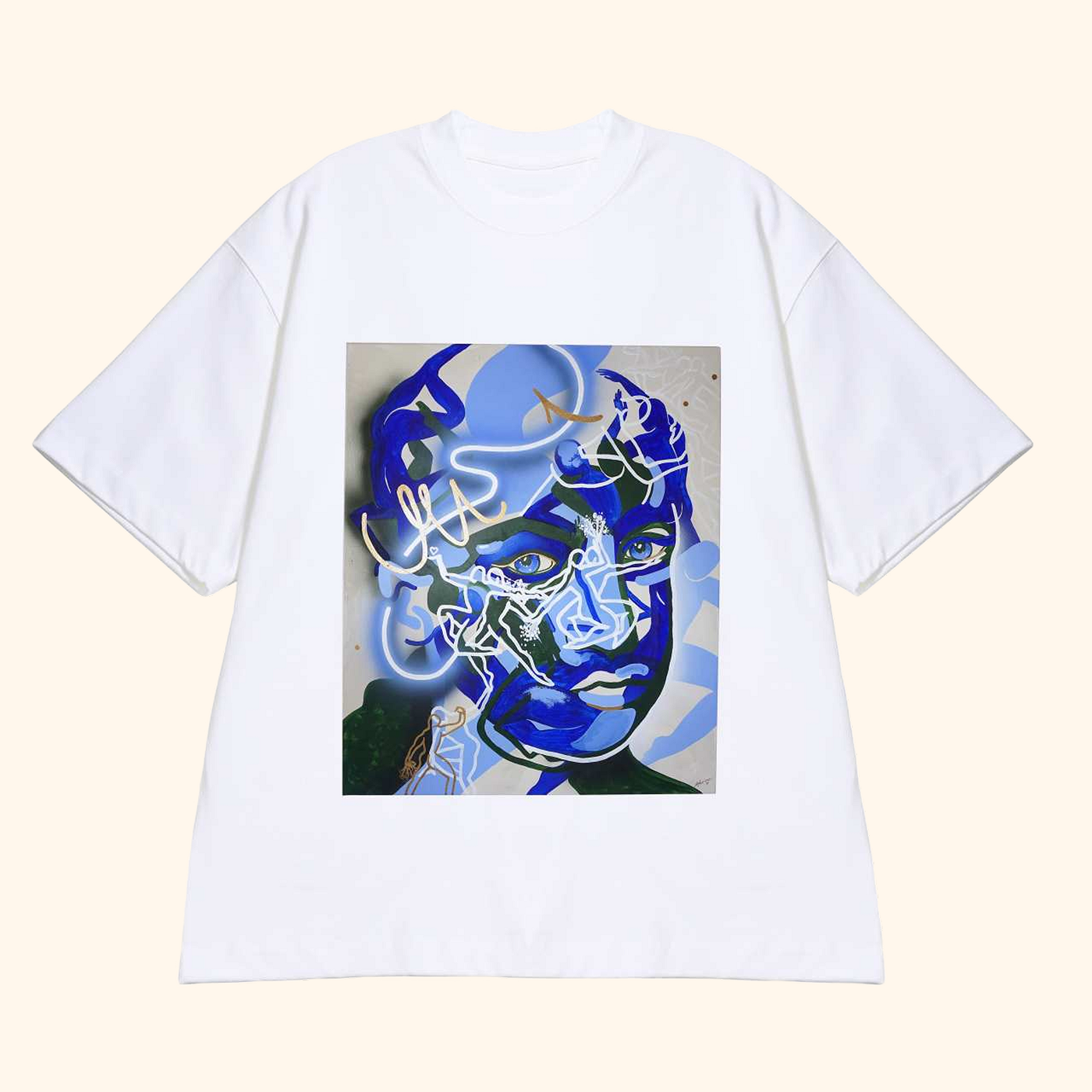 Flattering Canopy · 330 g · Überschnittene Schultern · Kurzarm-T-Shirt