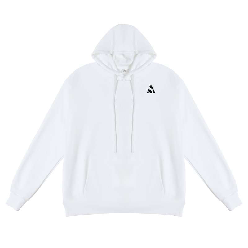 Hoodie - Sporty Style (380g) in White