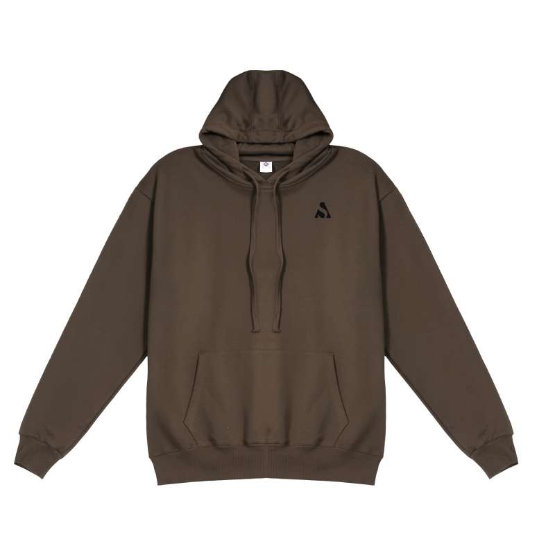 Hoodie - Sporty Style (380g) in Espresso Brown