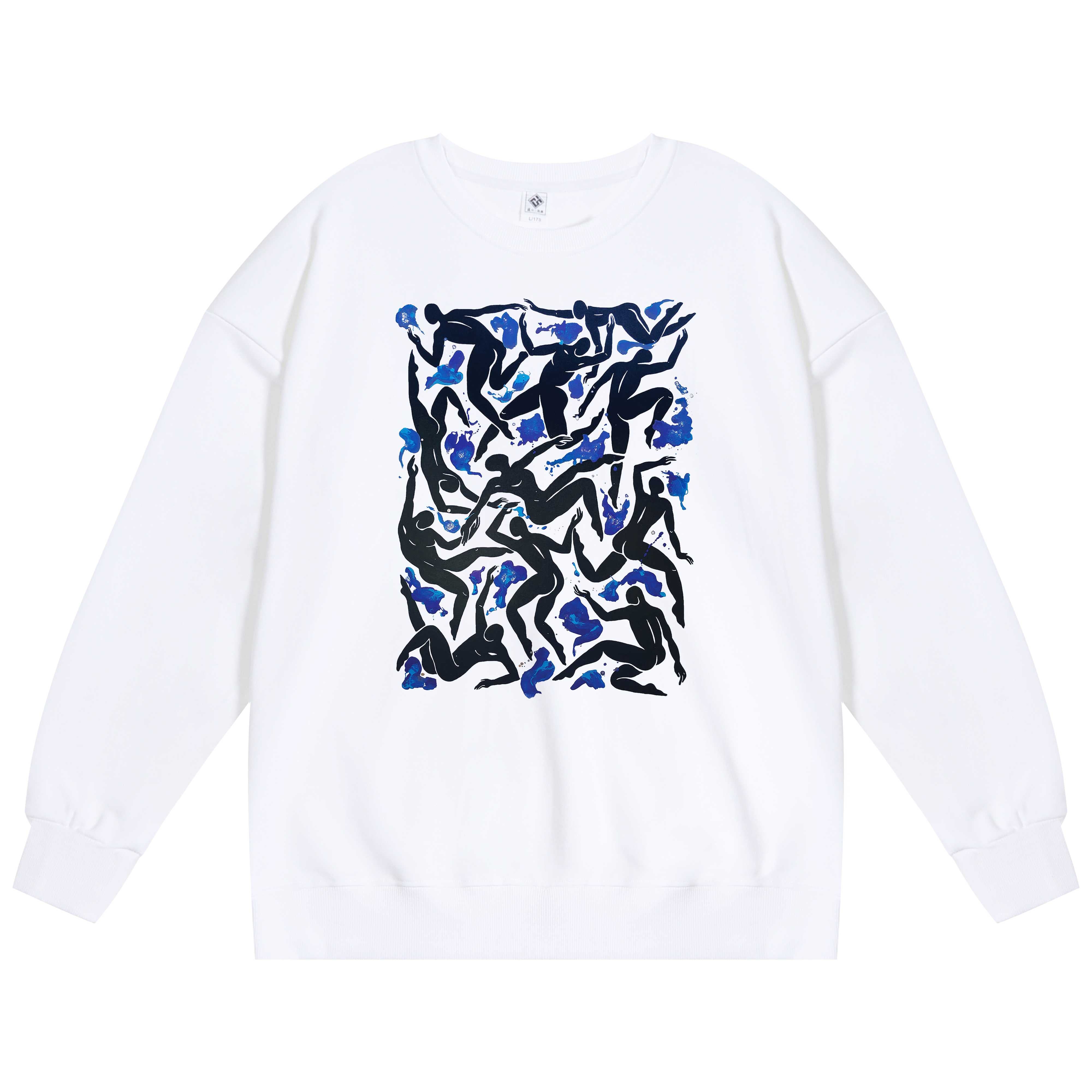 Crewneck Sweatshirt - Basic Style (380g) in White