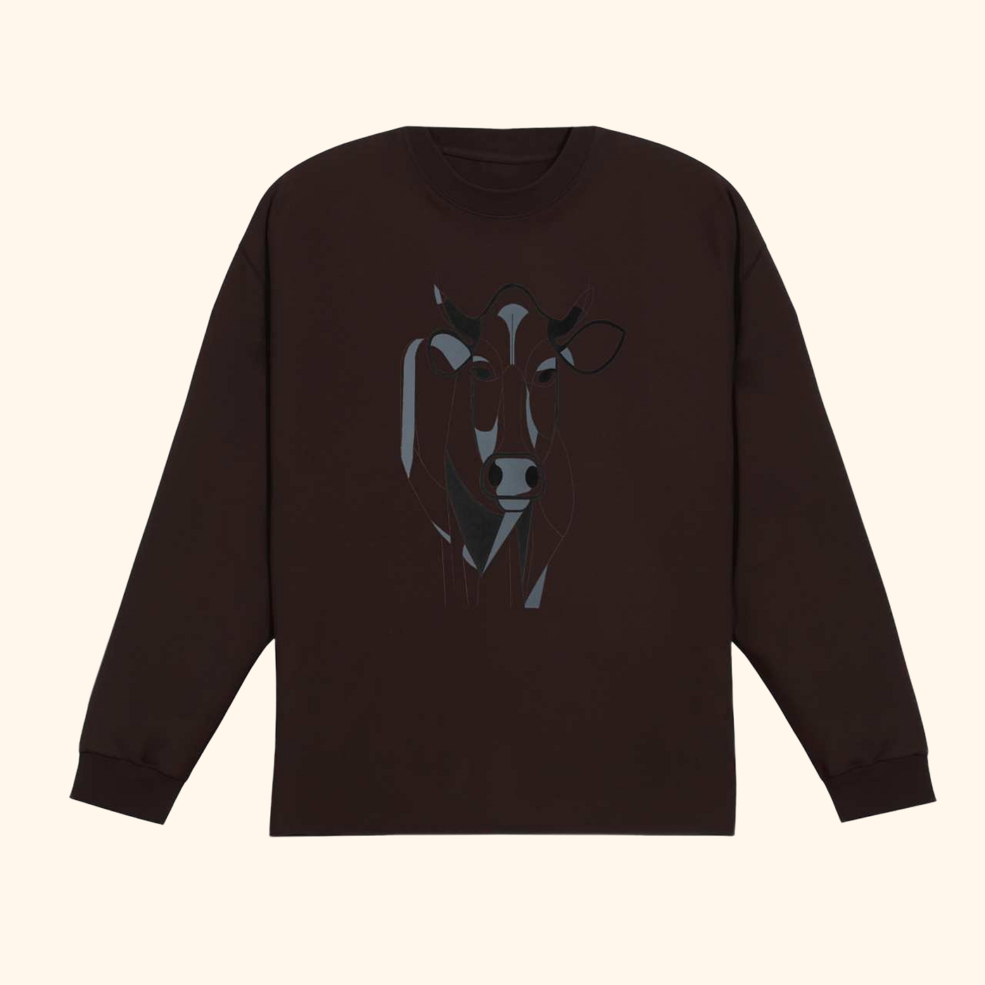 La vache numéro deux · 330g · Basic Style · Long Sleeve T-Shirt
