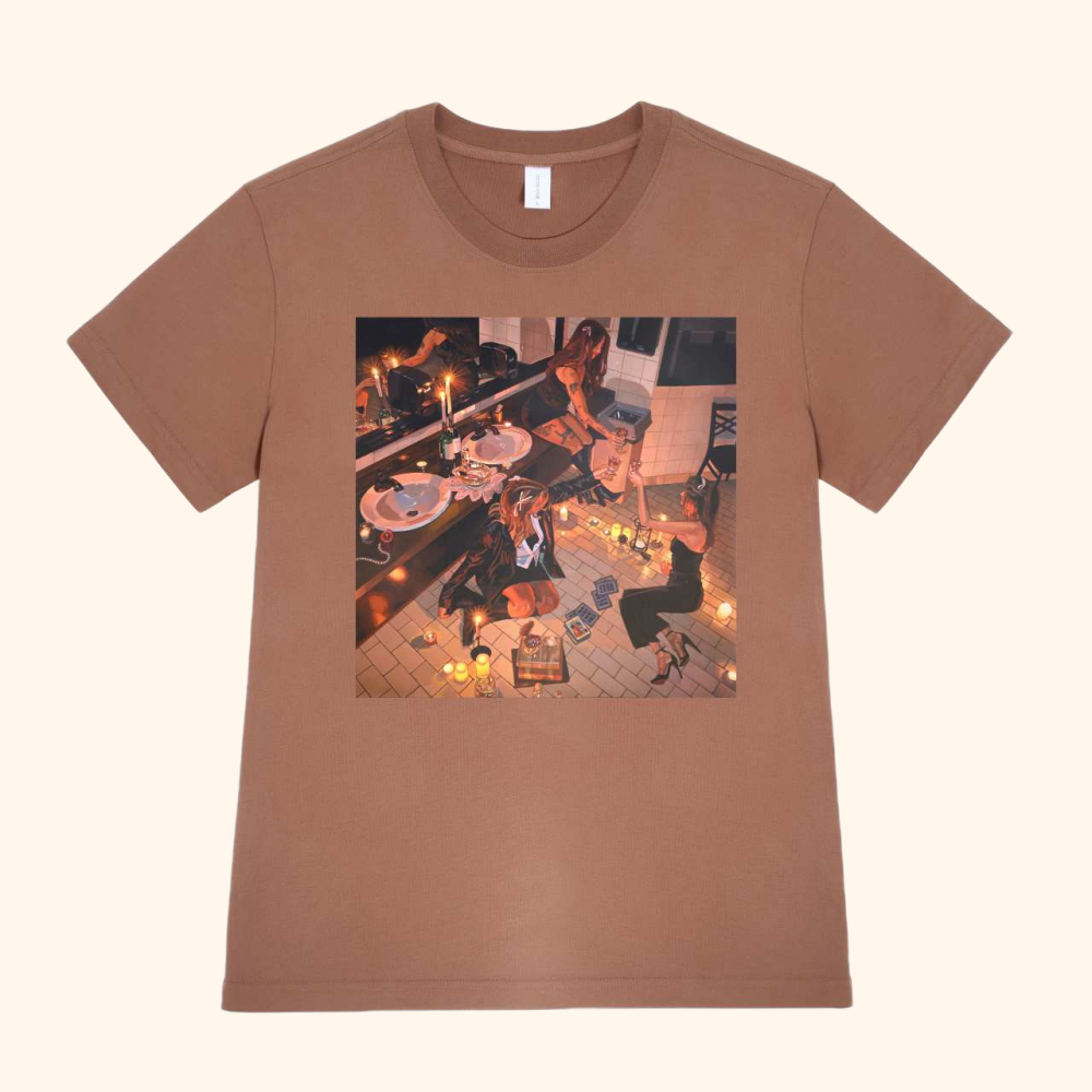 Short Sleeve T-Shirt - Regular Shoulder (300g) in Espresso Brown