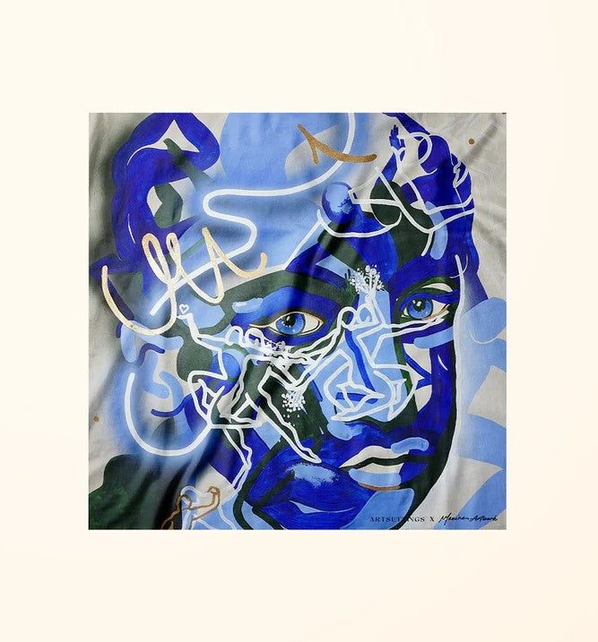 Flatternder Baldachin · Taschentuch · Umweltfreundliches, weiches, elegantes 3-lagiges Baumwolltaschentuch · Unisex, anpassbares Kunstdesign · 100 % reine Baumwolle